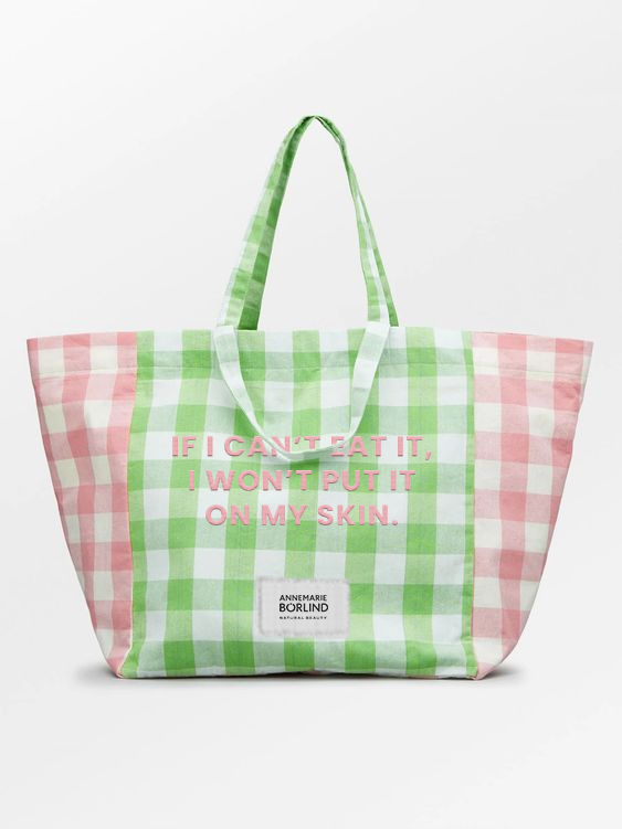 Gingham tote concept