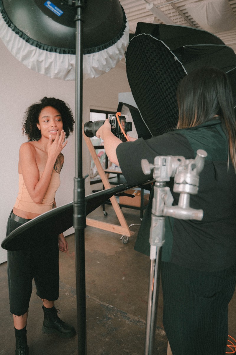 Behind the scenes at the Börlind shoot