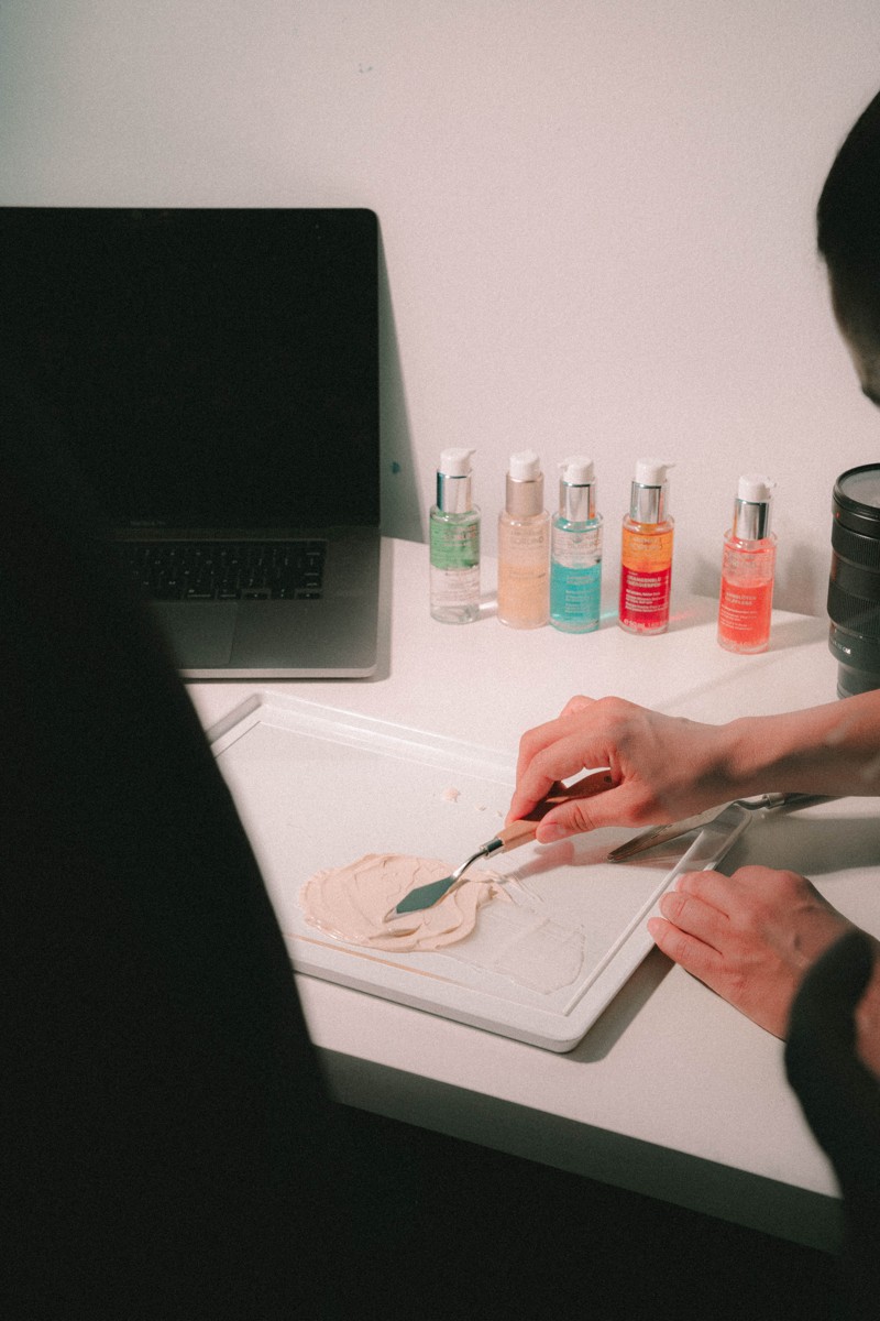 Behind the scenes at the Börlind shoot