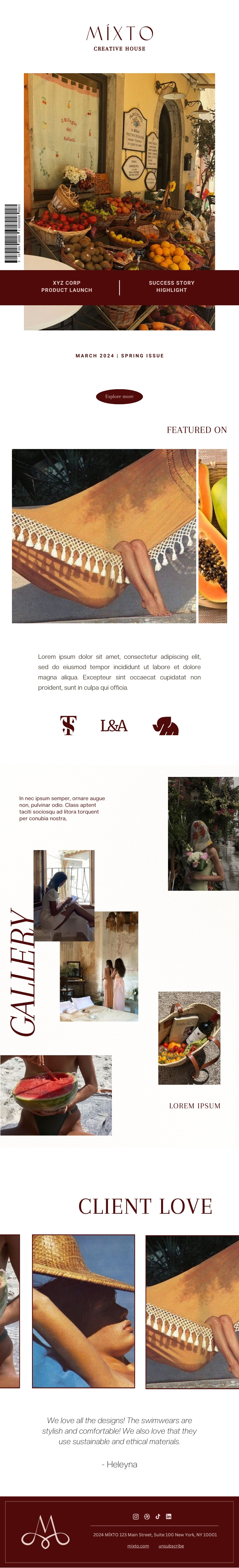 Míxto email campaign 4